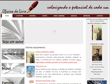 Tablet Screenshot of oficinaeditora.com.br